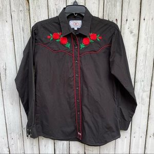 ELY COUNTRY CHARMERS L American Rose Western Shirt